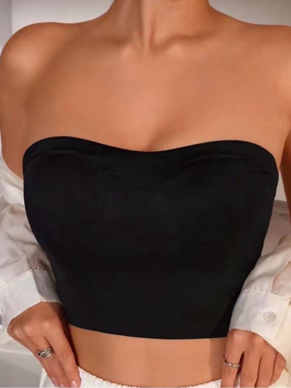 NWOT Seamless Strapless Wireless Bandeau Tube Top Bra